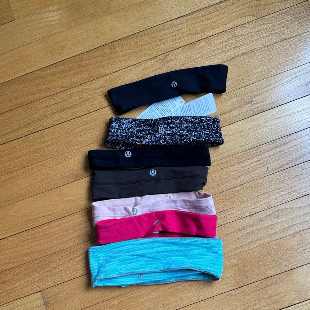 lululemon athletica Hair Accessories Set - Black, Gray, Pink, Blue
